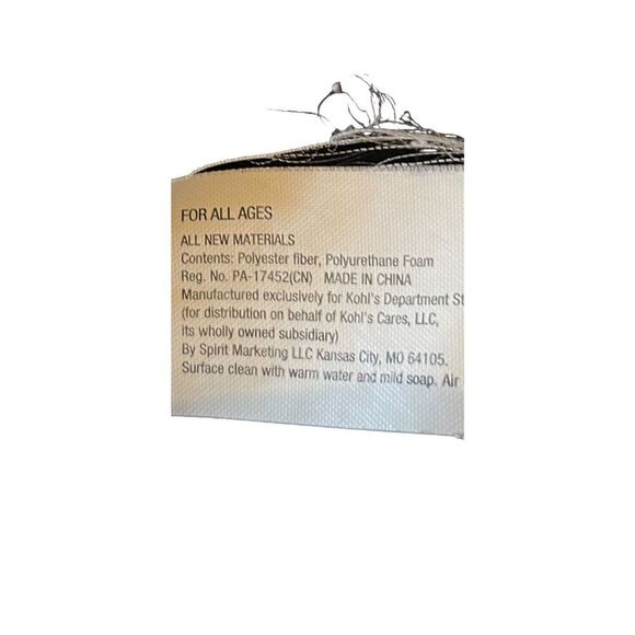 Kohl's Cares Kids Green Triceratops Dinosaur 12 Inches Tall Stuffed Plush Animal - Picture 4 of 10